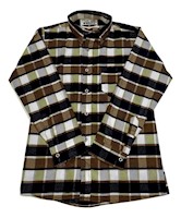 Camisa  Leñador Kids Marrón  Rústico
